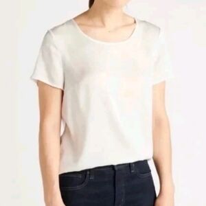 Quince White Short Sleeve Tee